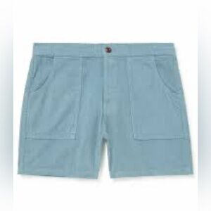 Birdwell - Walk Straight-Leg Cotton-Corduroy Shorts - Blue